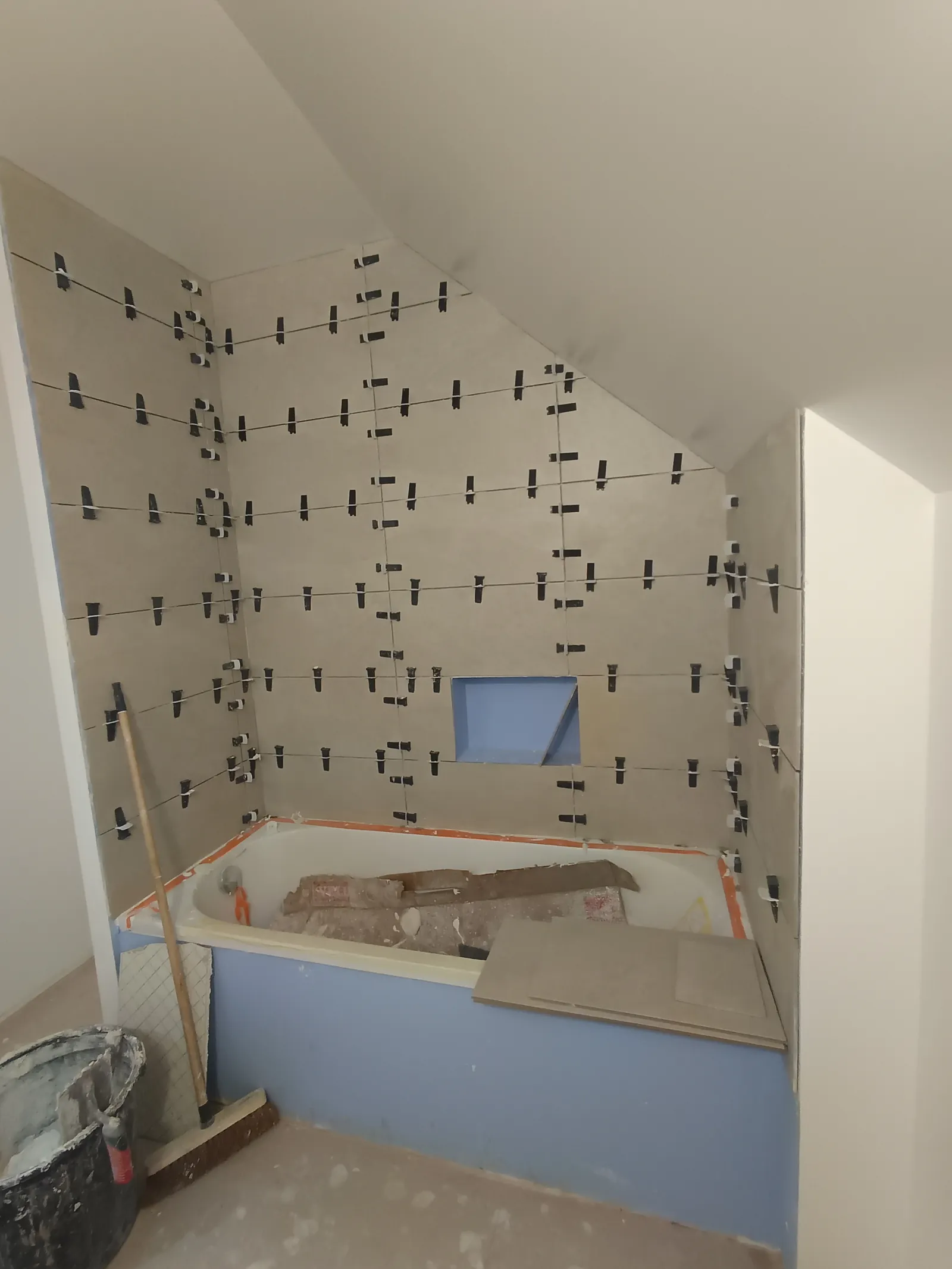 Carrelage salle de bain - Réalisation professionnelle par Mur Sol