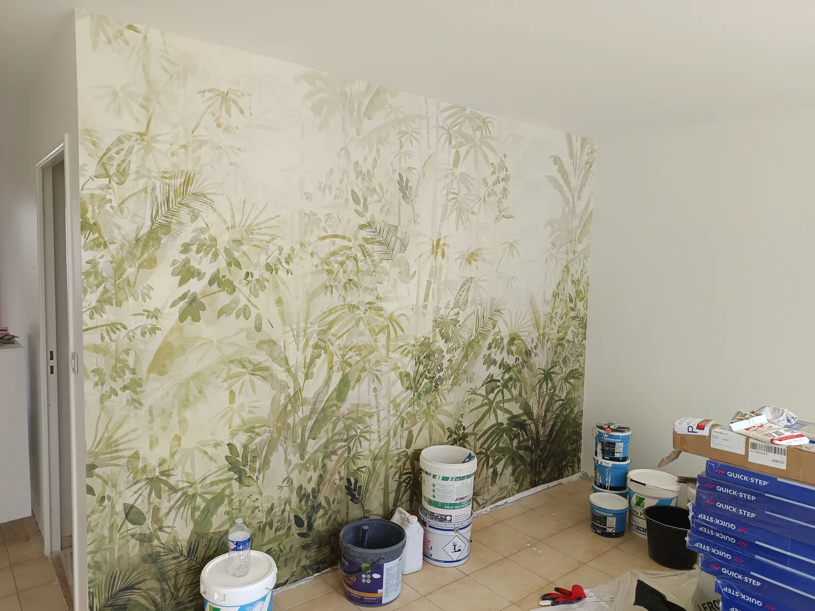 Papier peint panoramique - Réalisation professionnelle par Mur Sol