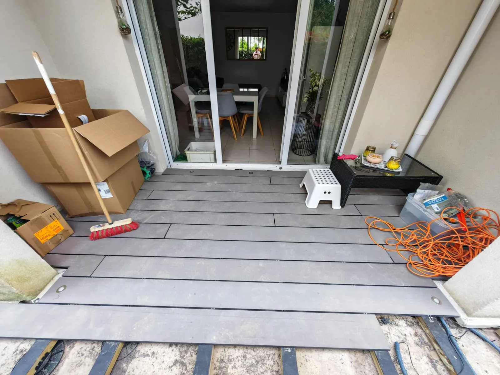 Parquet terrasse extérieure - Réalisation professionnelle par Mur Sol